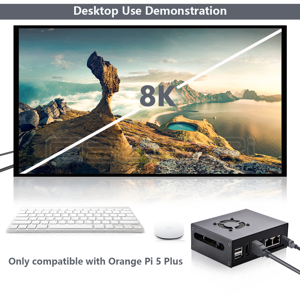 방열판이 포함된 GeeekPi Orange Pi 5 P - Orange Pi 5 Plus 32Gb 리뷰 및 가격